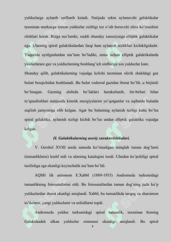 Bizning galaktika va uning tuzulishi,tarkibi 8