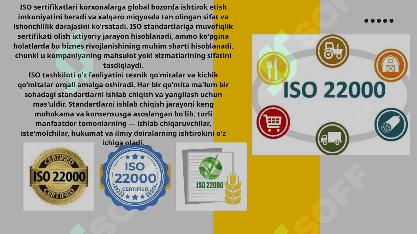 Sertifikatlashtirish sohasida ISO tashkilotining faoliyati 4