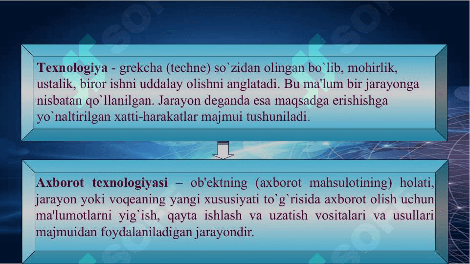 AXBOROT TEXNOLOGIYALARINING INFRATUZILMALARI 4