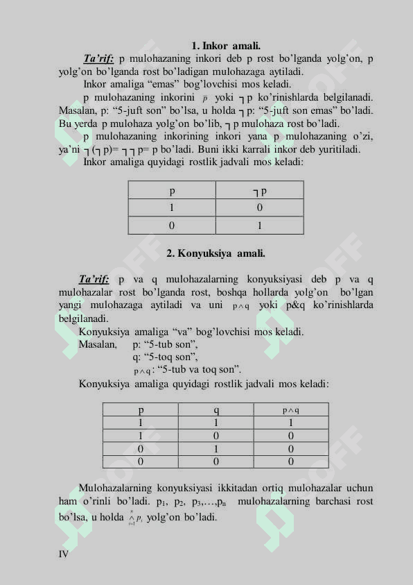 Algebra va sonlar nazariyasi 4