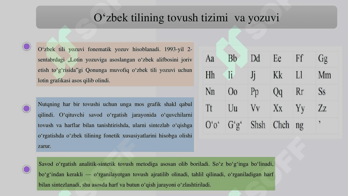 Savod o‘rgatish metodikasining ilmiy, psixologik, va lingvistik asoslari 8