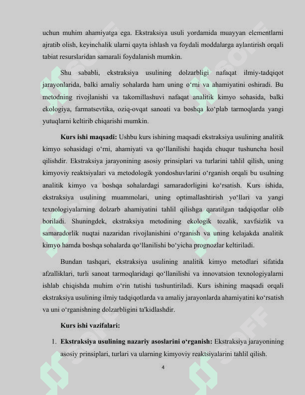 Ekstraksiya usuli 4
