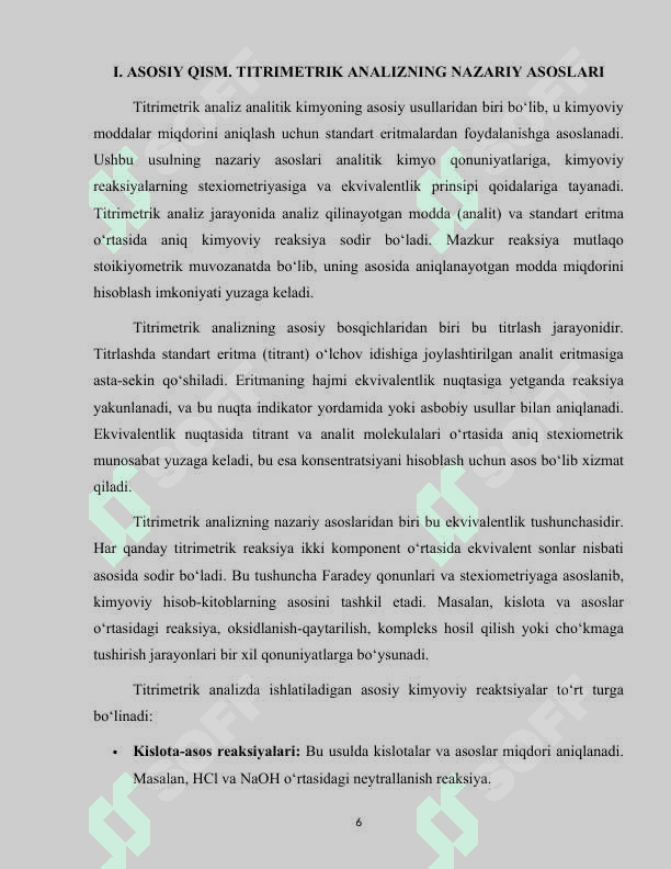 Titrimetrik analiz 6
