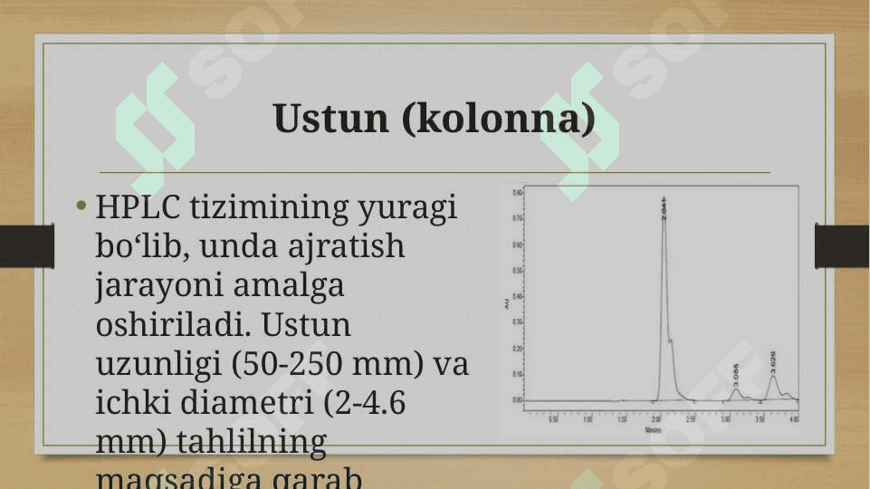 Yuqori samarali xromatografiya 6