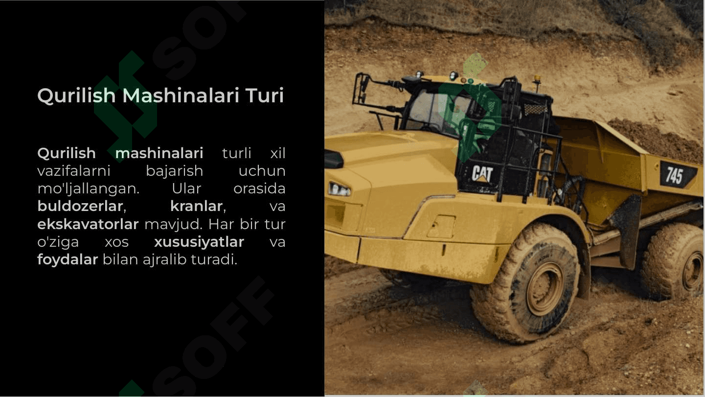Qurilish mashinalari ishining ko'rsatkichlari 3