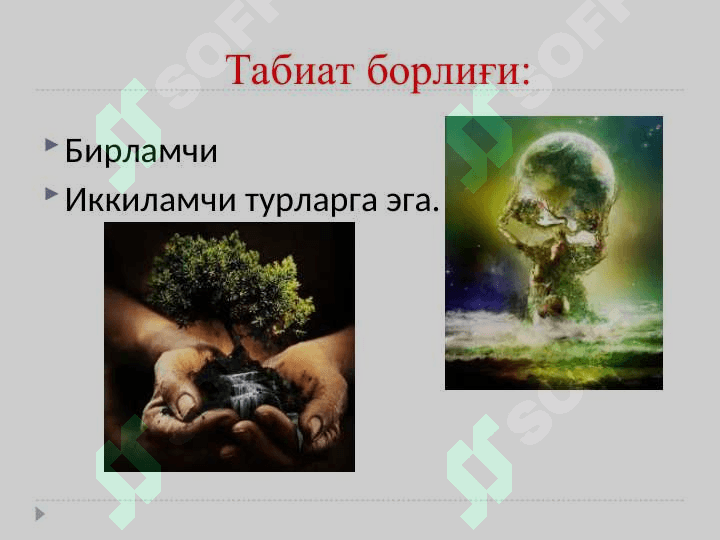 Борлиқ фалсафанинг фундаментал категорияси 5