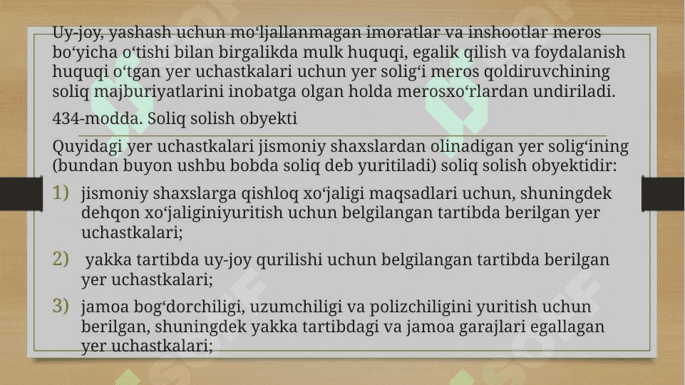 Jismoniy shaxslardan olinadigan yer solig‘i 3