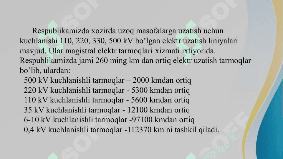 Kuchlanishlar shkalasi 2