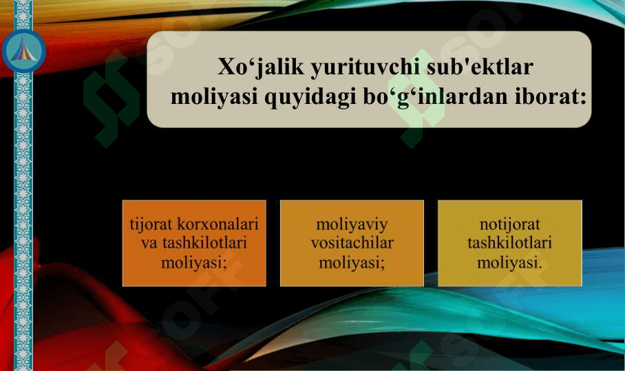 MOLIYA TIZIMI 7
