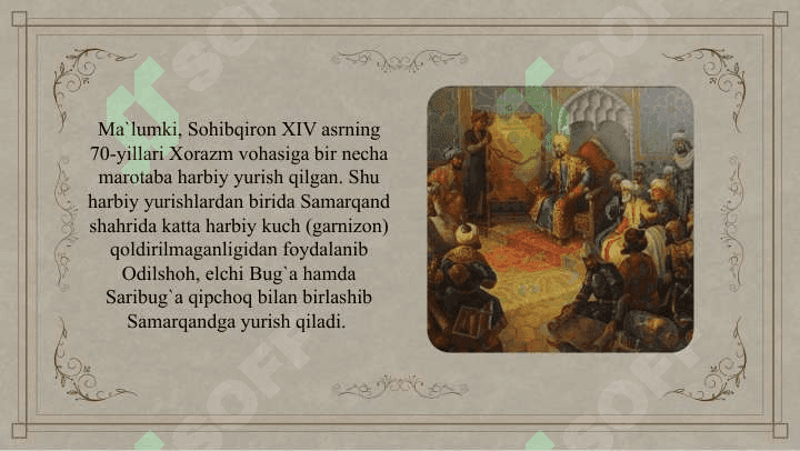 Amir Temur va Temuriylar davrida etnik jarayonlar 6