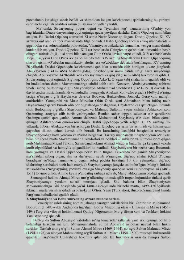 Temuriylar hukmronligi davrida siyosiy, ijtimoiy-iqtisodiy  hayot 8