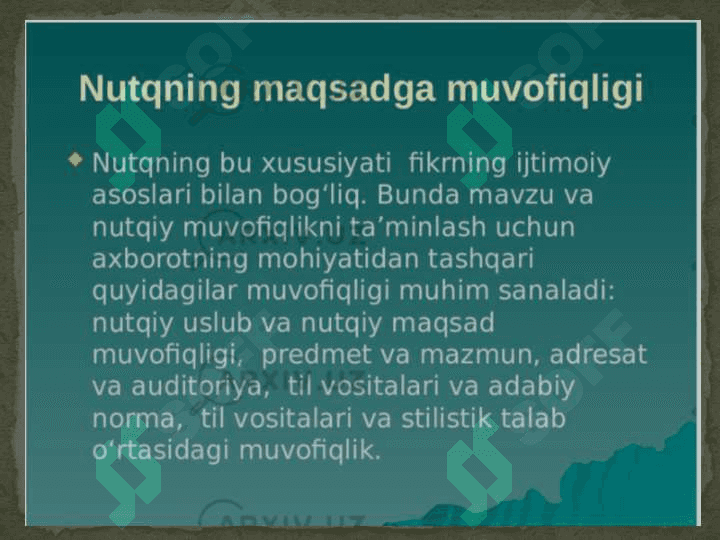 HUQUQSHUNOSNING NUTQ MADANIYATI 4