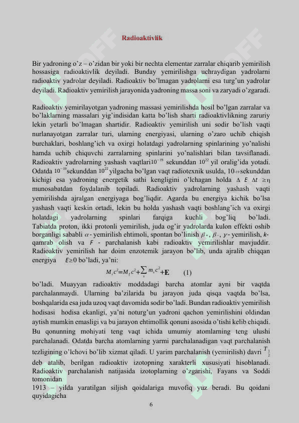 Zamonaviy yadro reaktorlari va ularning turlari 6