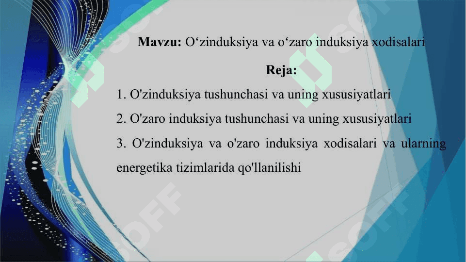 Oʻzinduksiya va oʻzaro induksiya xodisalari 2