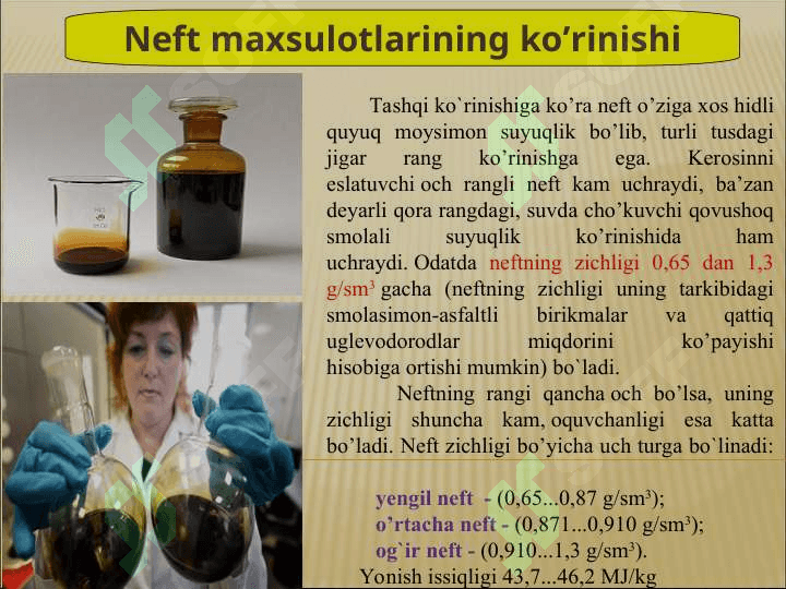 Neftning paydo bo’lishi 5
