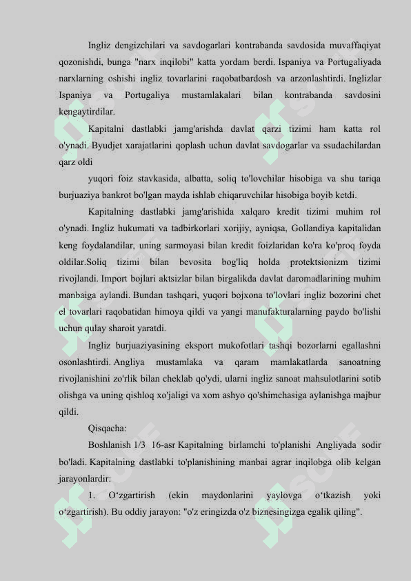 XVI - XVII ASRDA MUSTAMLAKACHILIK TIZIMI 7