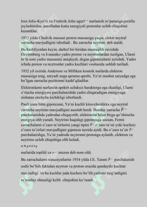 Yadro kuchlar.Yadroviy kuchlarning xususiyatlari 4