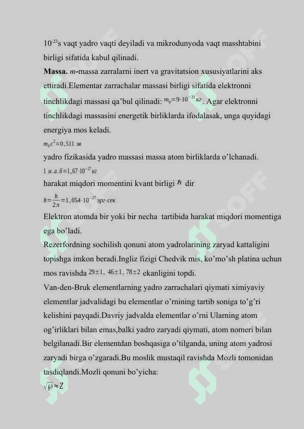 Yadro kuchlar.Yadroviy kuchlarning xususiyatlari 8