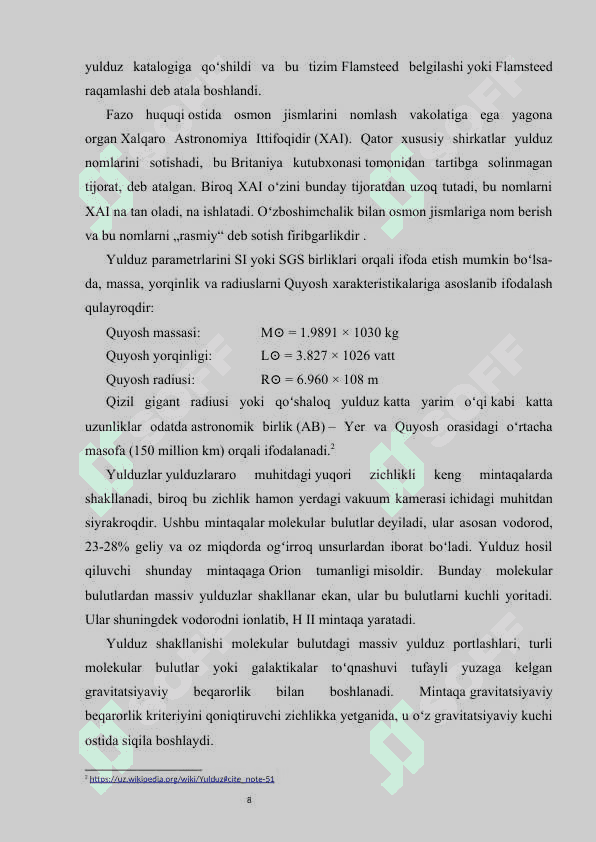 Gertsshprung-Rassel diagrammasi. HR diagrammasi 8