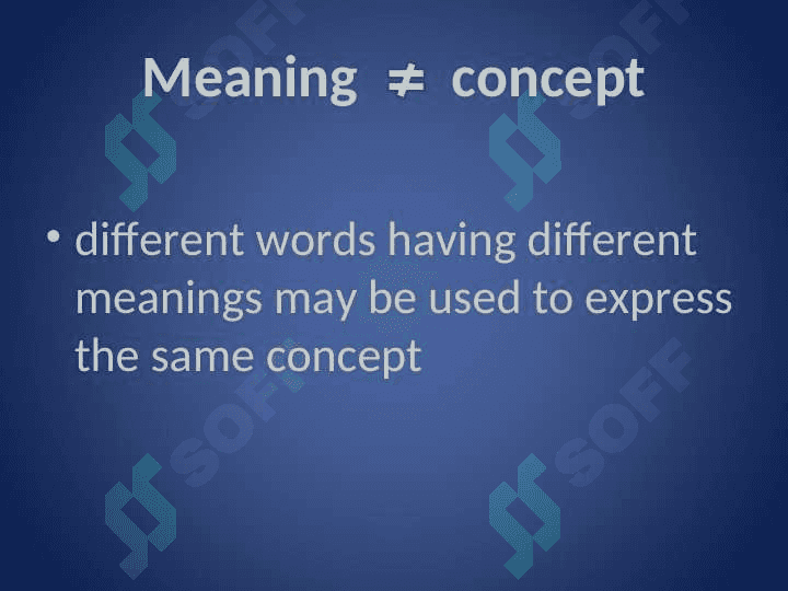 SEMANTIC STRUCTURE OF ENGLISH WORDS 8
