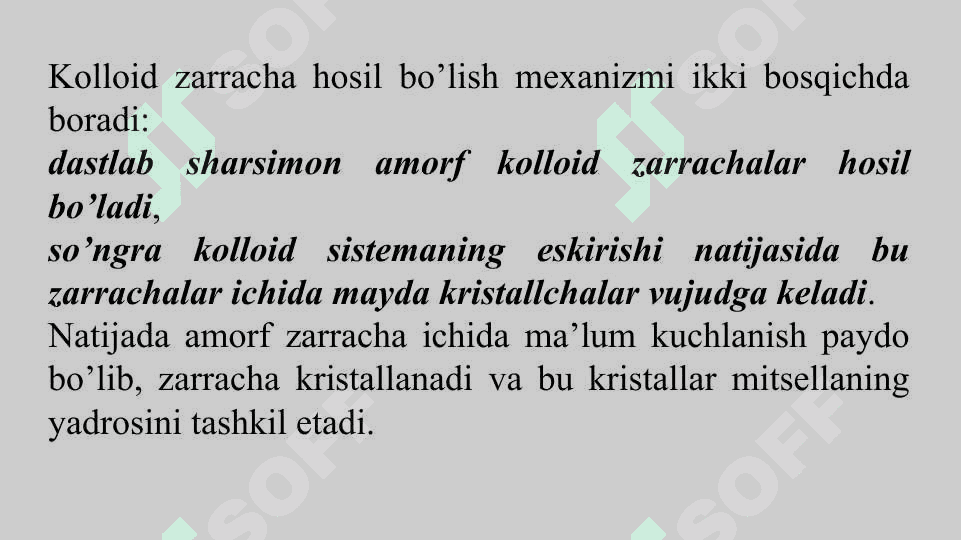 Kolloid sistemalarning elektrokinetik xossalari 7
