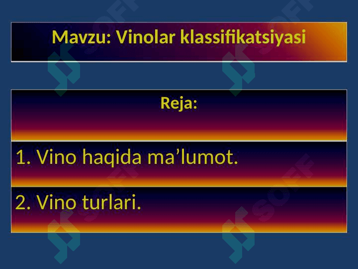 SHAROB ISHLAB CHIQARISH TEXNOLOGIYASI 2