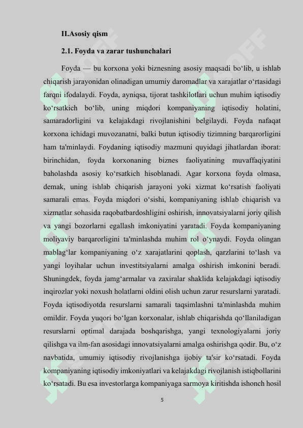 Foyda va zarar 5
