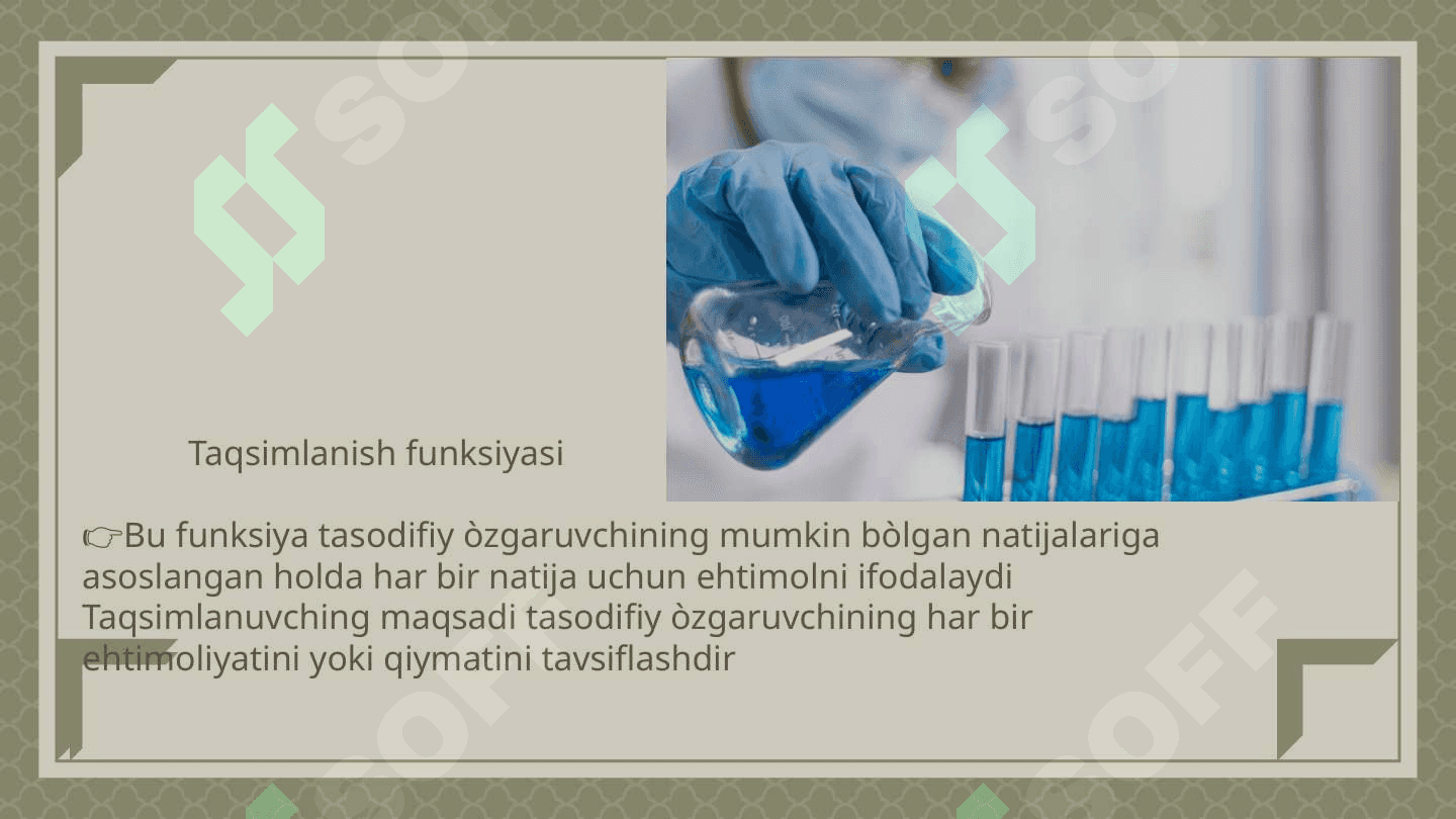 Taqsimlanish qonuni va Ekstraksiya 3