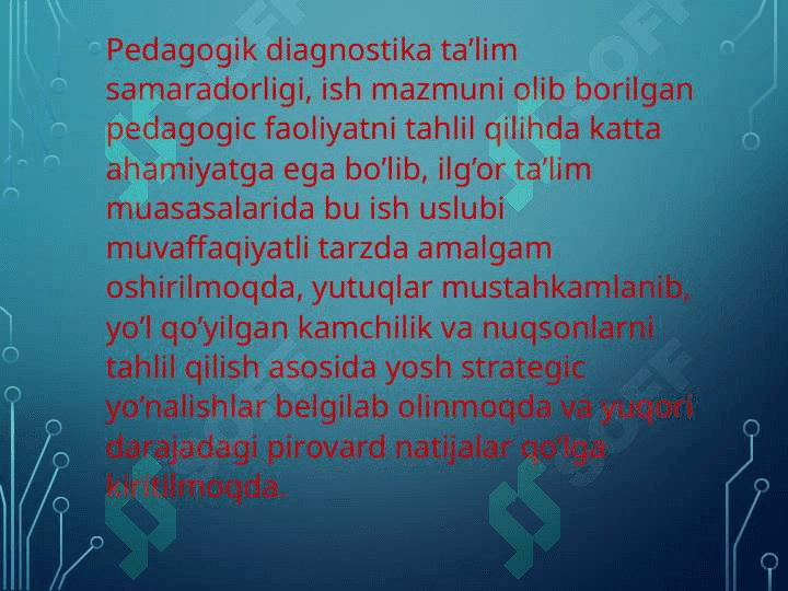 Pedagogik diagnostikaning tadqiqot metodlari 2