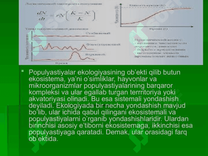 Populyatsiyalar ekologiyasi 3