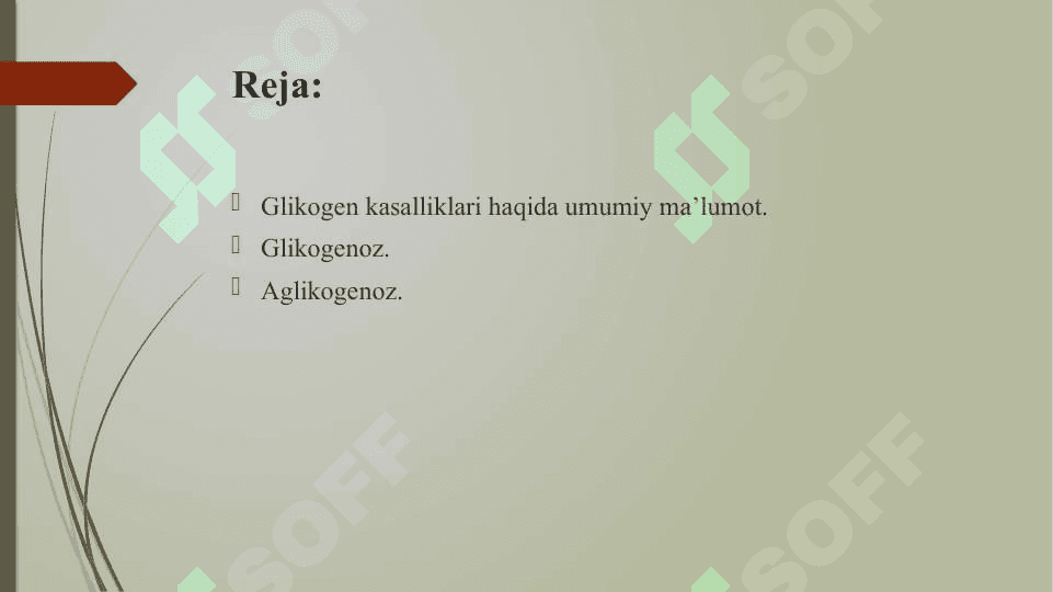 GLIKOGEN KASALLIKLARI Glikogenoz. Aglikogenoz. 2