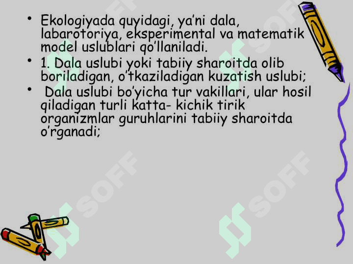 Ekologiya uslublari 3