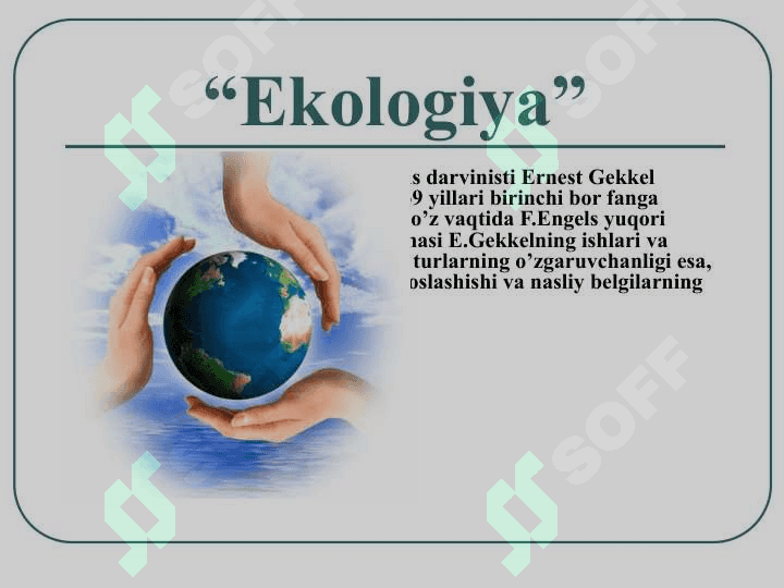 EKOLOGIYA 3
