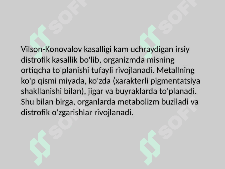 Vilson Konavalov sindromi 2