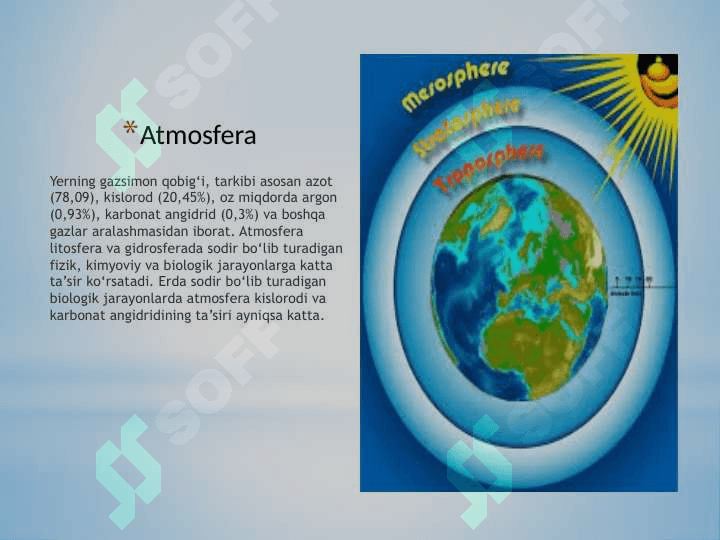 Biosfera va uni muhofaza qilish 8
