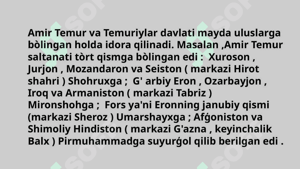 Temuriylar davri manbalari 7
