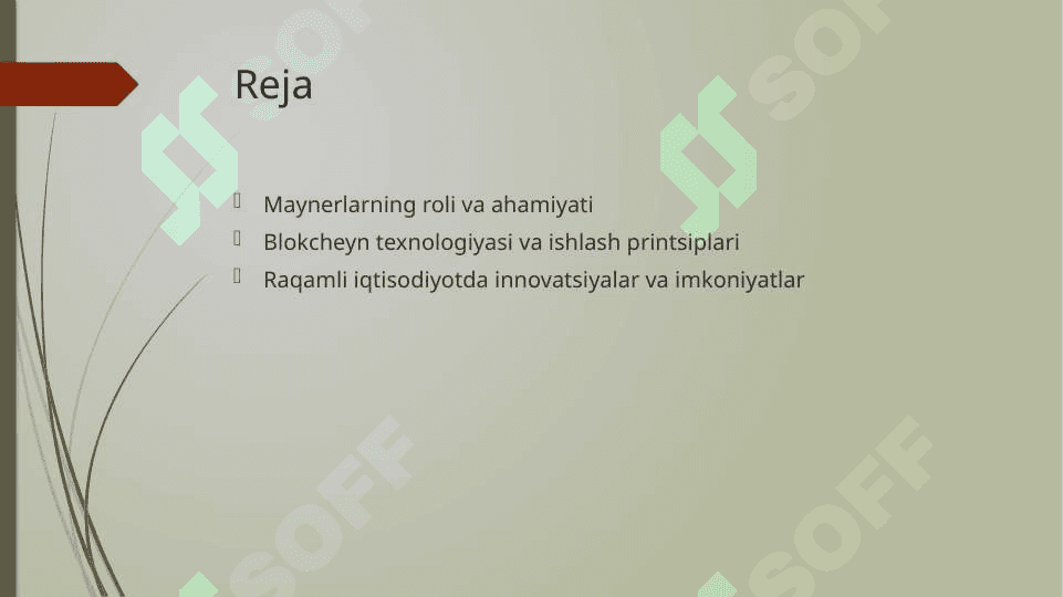 Maynerlarning raqamli iqtisodiyotdagi ahamiyati va ularning blokcheyn bilan ishlashi 2