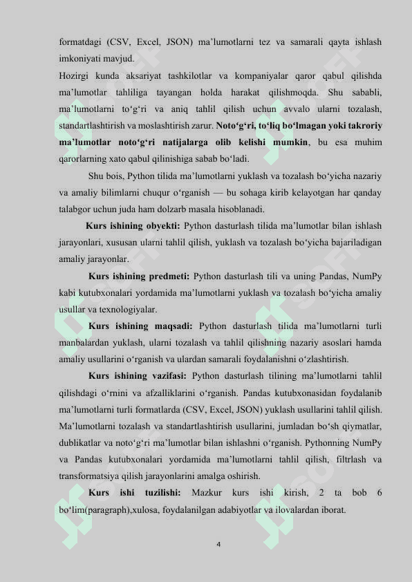 Pythonda ma’lumotlarni yuklash va tozalash 4