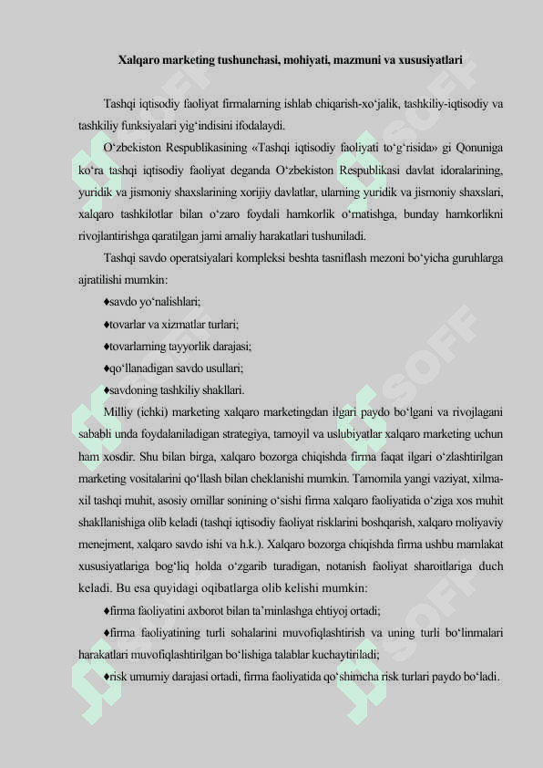 Xalqaro marketingda madaniy farqlar va ularning axamiyati 2