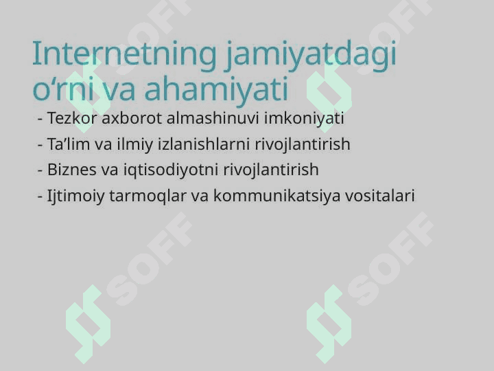 INTERNET VA UNING SALBIY OQIBATLARI 4