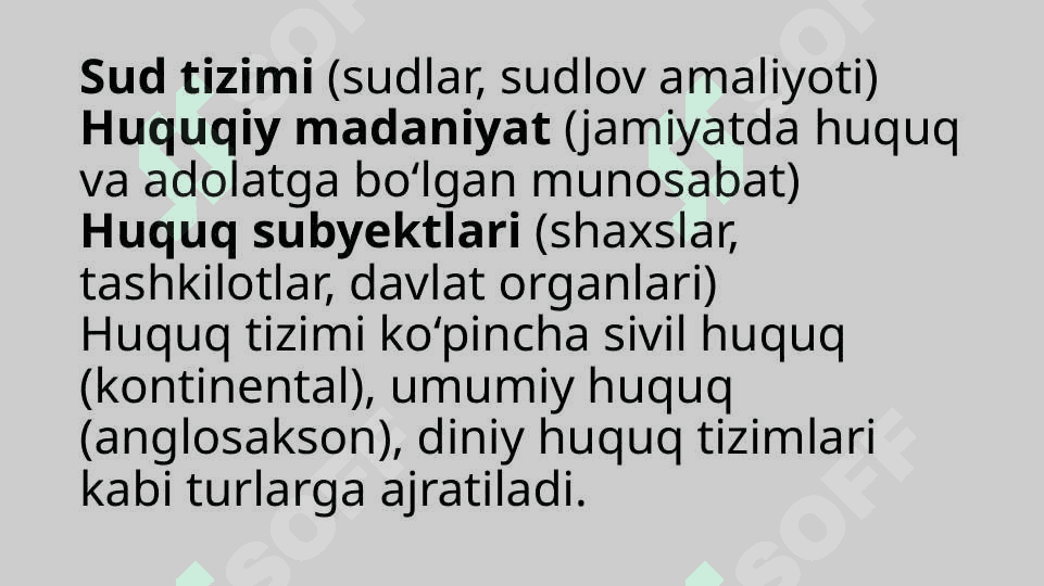 Huquq tizimi va qonunchilik tizimi 4