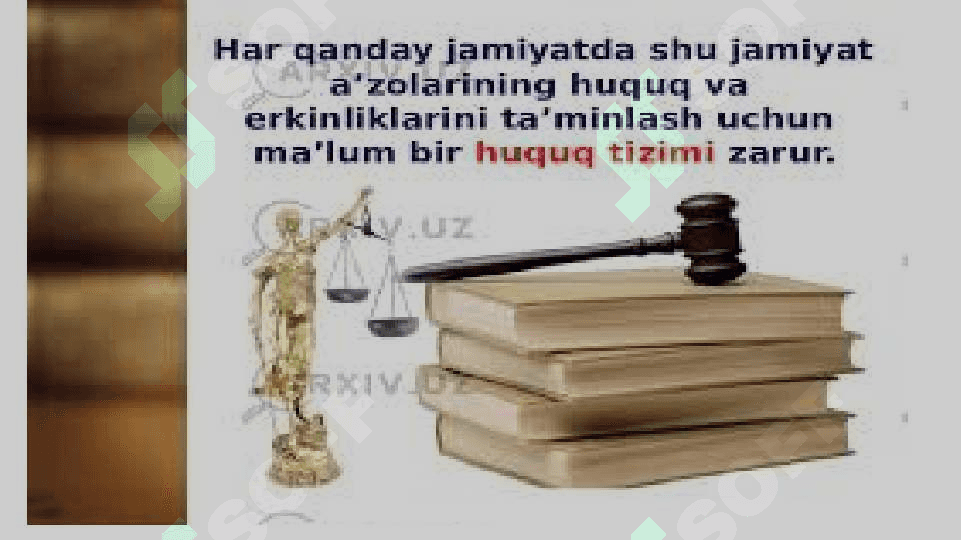 Huquq tizimi va qonunchilik tizimi 5
