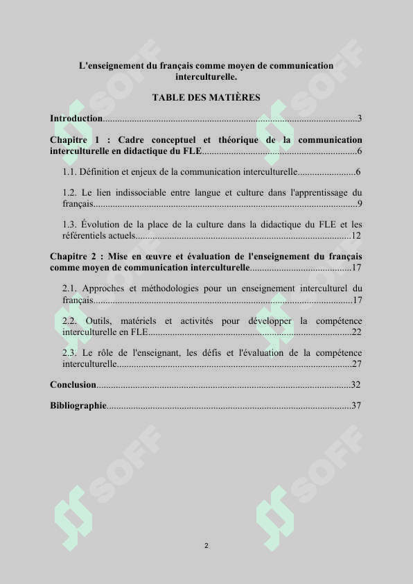 L'enseignement du français comme moyen de communication interculturelle. 2