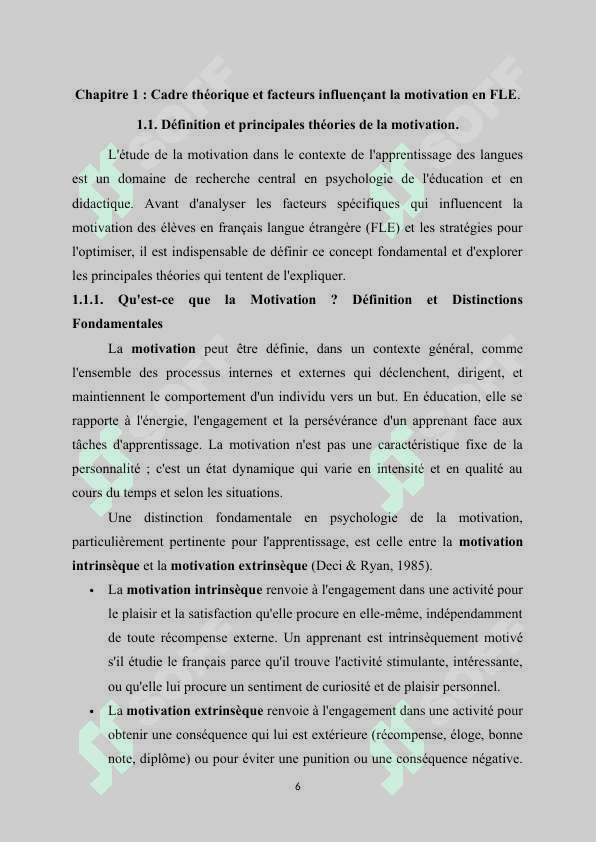 La motivation des élèves dans l‘apprentissage du français 6
