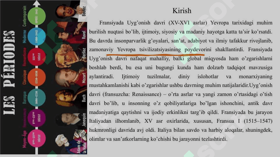 Fransiyada uyg’onish davri tarixiga oid ilmiy tadqiqotlar 25 3