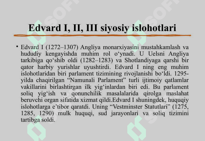 Plantagenetlar davrida Angliya tarixiga oid ilmiy tadqiqotlar 25 8