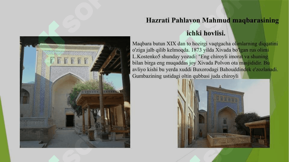 Pahlavon Mahmud slayd 4