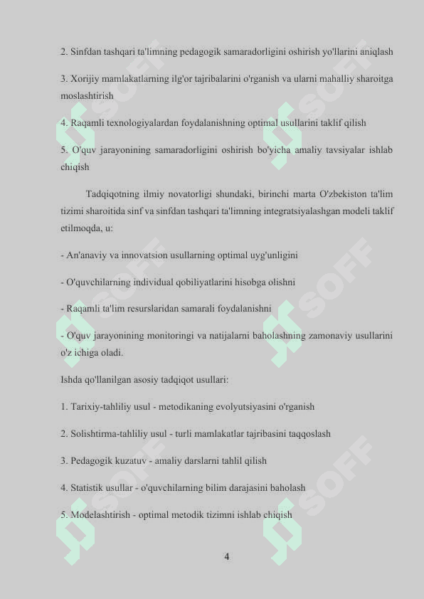 sinfda o'qish va sinfdan tashqari o'qish metodikasi 4