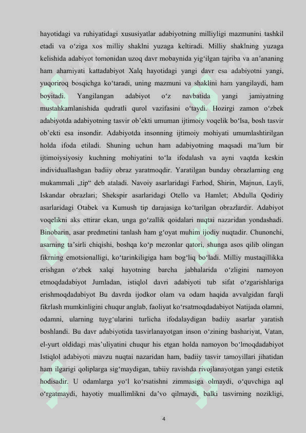 BADIIYLIK MEZONLARI 4