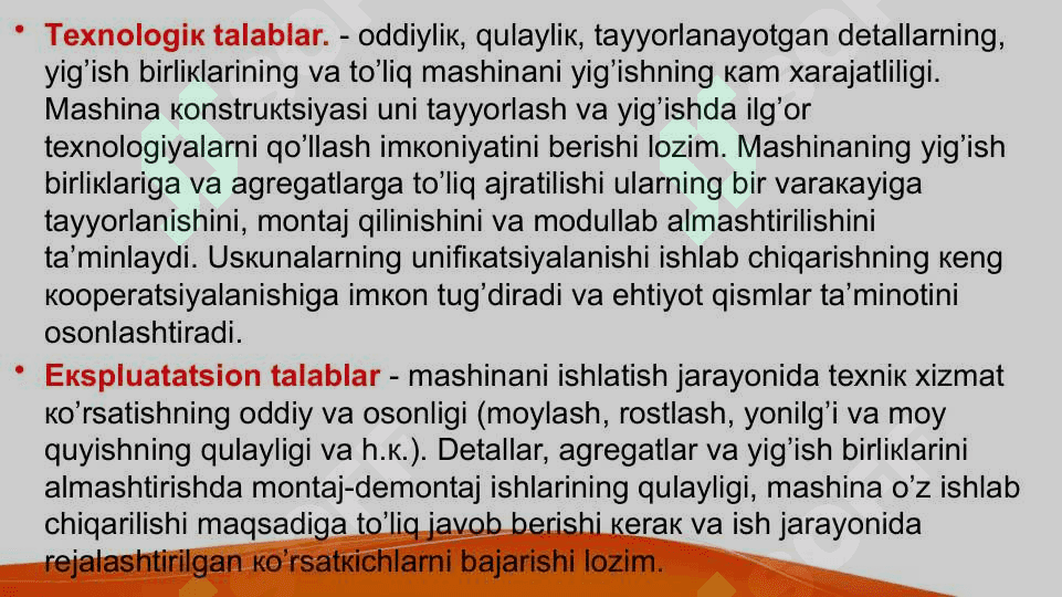 Gidromeliorativ mashinalar to‘g‘risida umumiy ma’lumotlar 6